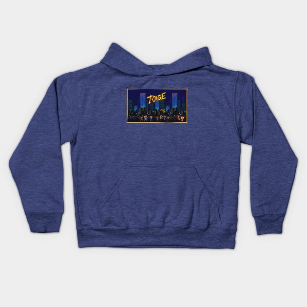 Street of Rage 1991 Kids Hoodie by kameleon79